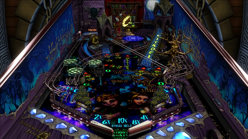 Illustration for article titled Pinball FX2 Gets Another Table: 'Sorcerer's Lair'